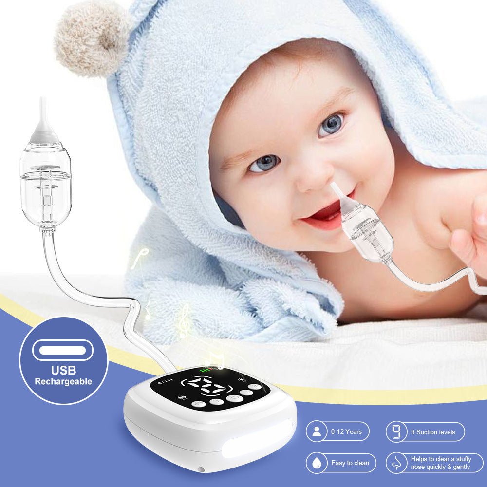 Aspirateur nasal électrique pour bébé, produits pour nettoyer les cavités nasales - Ivory Deals Market