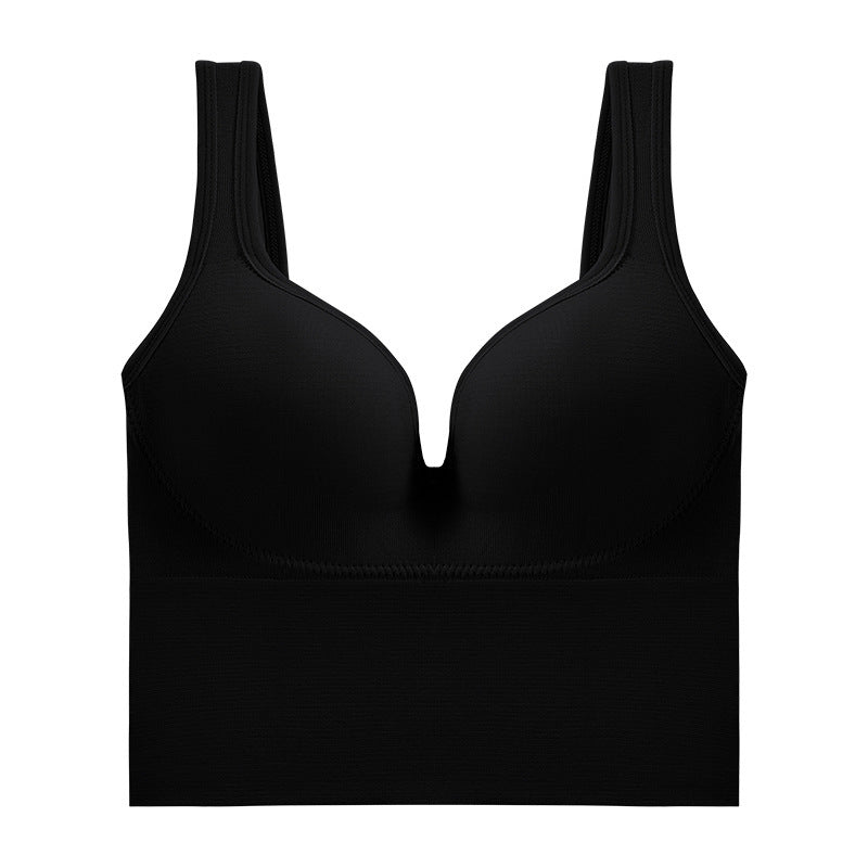 Soutien-gorge de sport avec dos en beauté et bretelles douces.