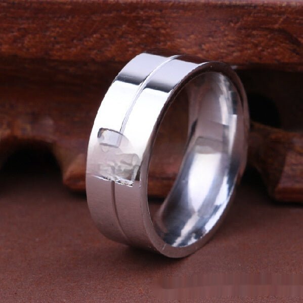 Bague en or 18 carats pour hommes européens et américains - Ivory Deals Market