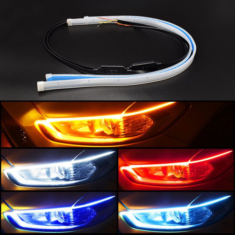 Bandeau lumineux à LED pour clignotant de voiture et feux de jour à LED pour voiture - Ivory Deals Market