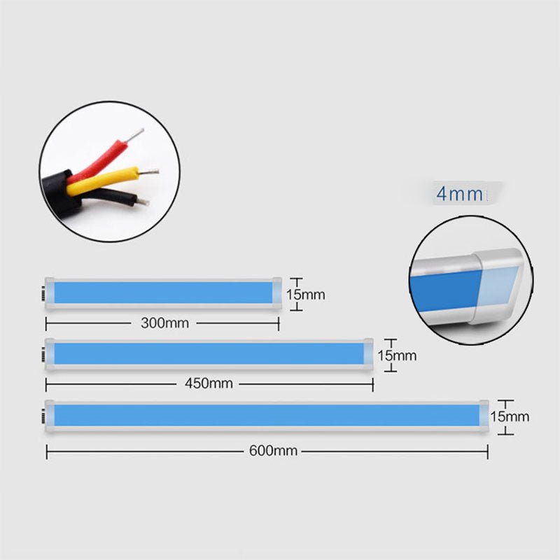 Bandeau lumineux à LED pour clignotant de voiture et feux de jour à LED pour voiture - Ivory Deals Market