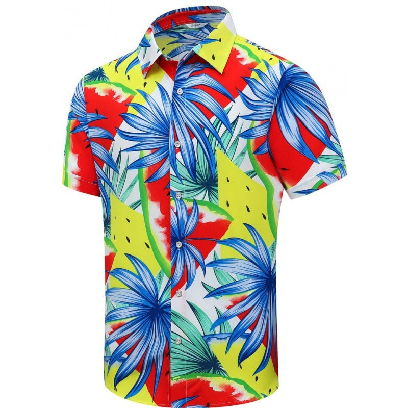 Chemise décontractée pour homme pour la plage.