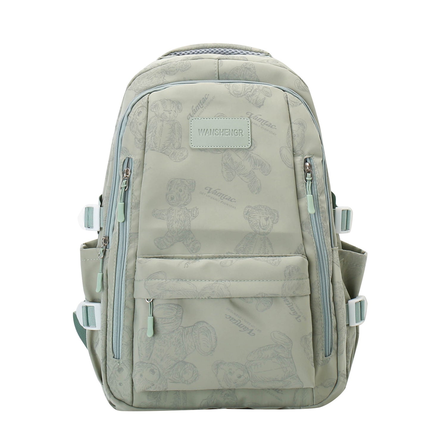 Sac à dos imprimé ours mignon, sac de voyage polyvalent de grande capacité | sac d'école pour filles - Ivory Deals Market