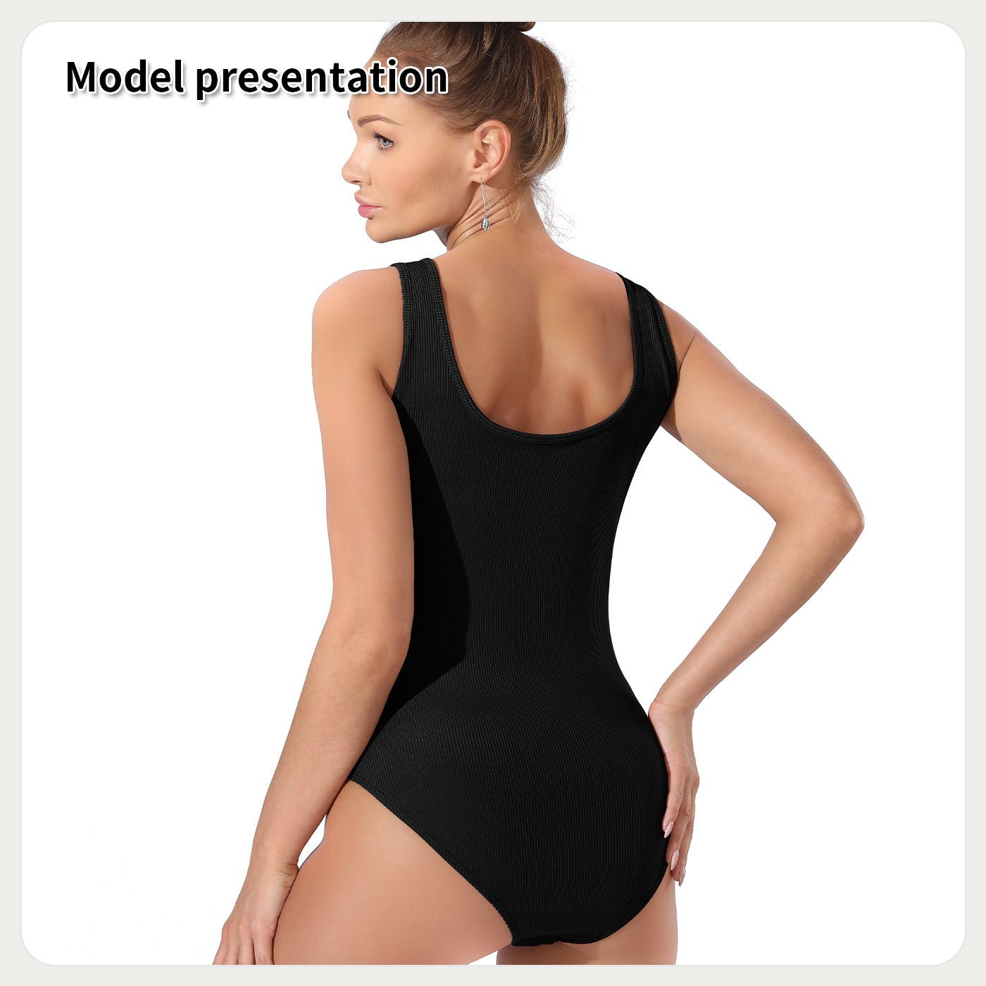 Body à couleur unie simple pour la mode féminine - Ivory Deals Market