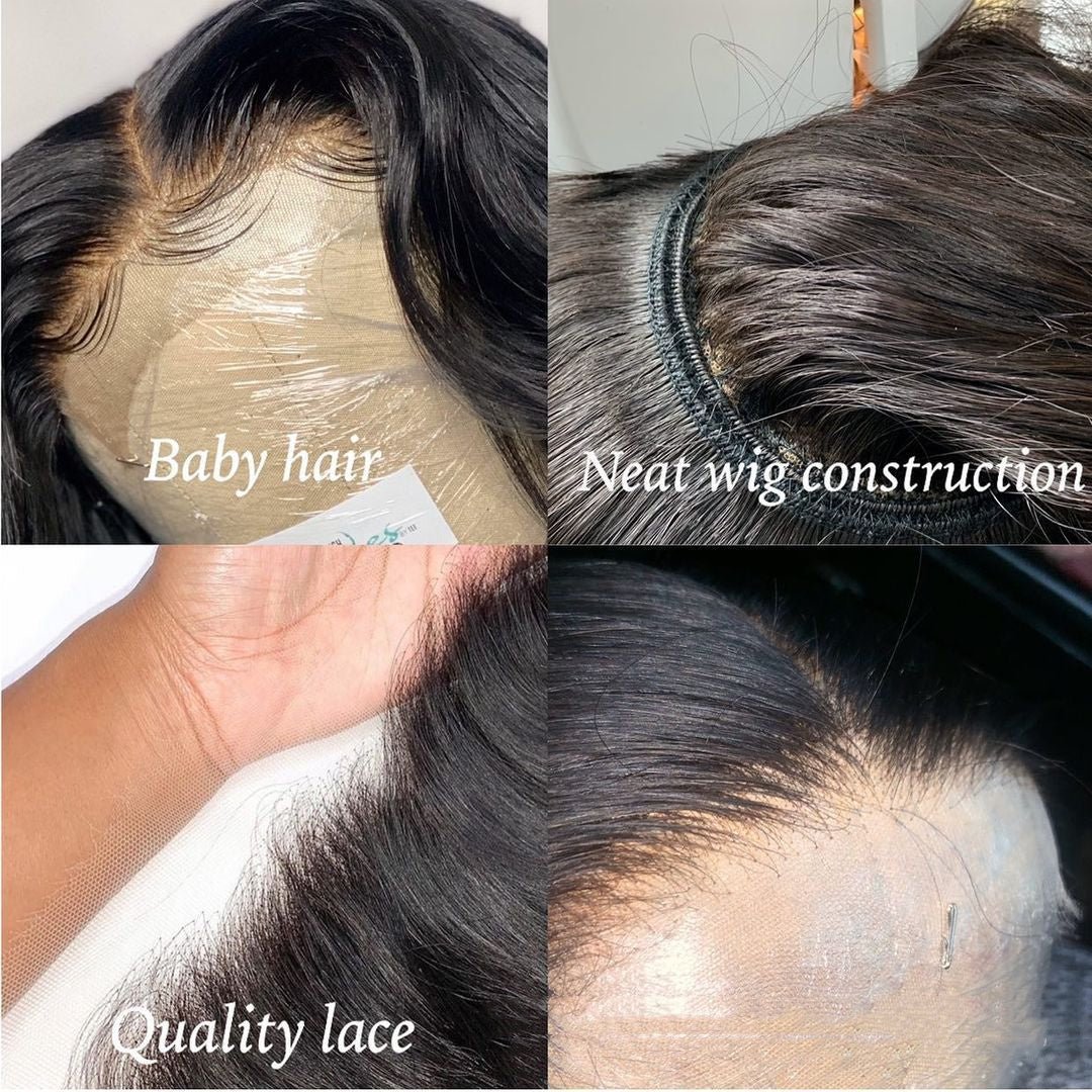 Body Wave Cheveux Humains Dentelle Perruques Avant - Ivory Deals Market