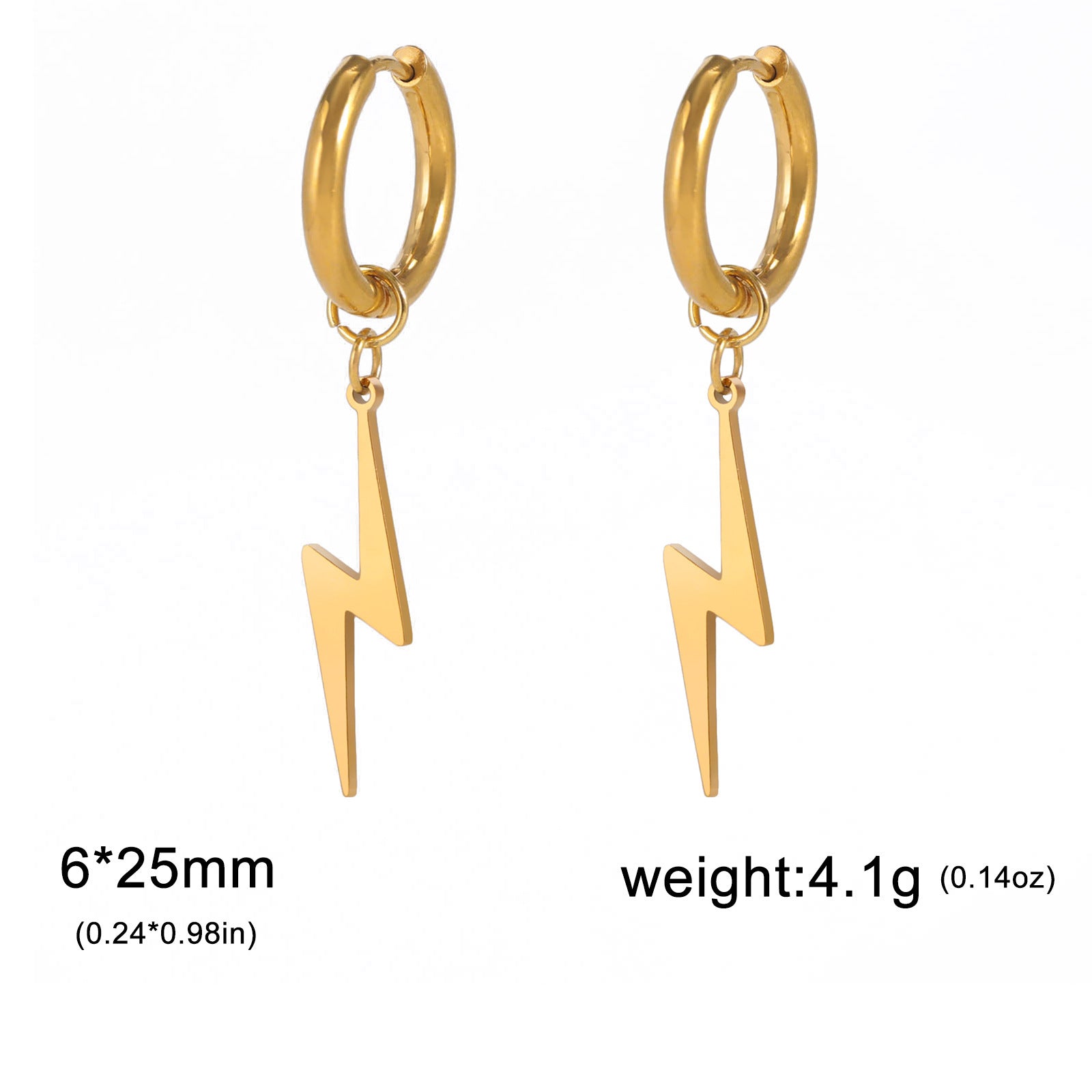 Boucles d'oreilles en acier inoxydable sauvage de tempérament pour femmes - Ivory Deals Market