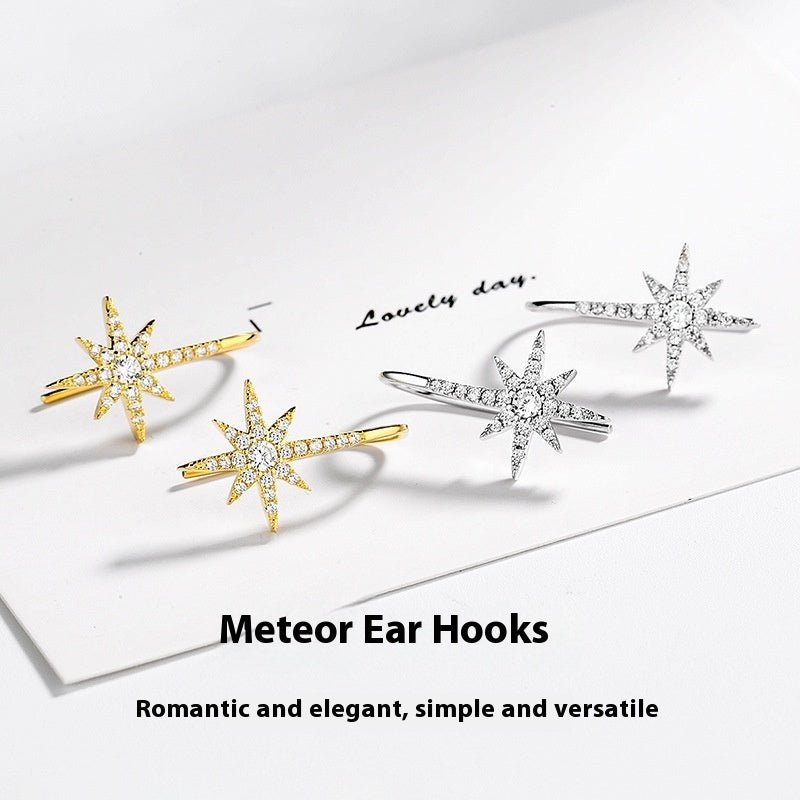 Boucles d'oreilles huit étoiles Awn pour femmes - Ivory Deals Market