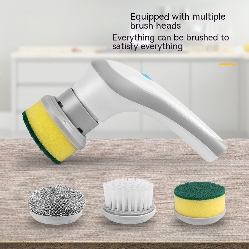 Brosse de nettoyage électrique 4 en 1 Brosse rotative Brosse de nettoyage électrique sans fil portable - Ivory Deals Market