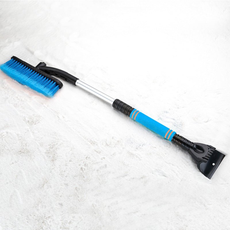 Brosse de nettoyage pour voiture, grattoir à glace, pelle à neige détachable, brosse à poussière pour pare - brise de voiture, brosse à neige extensible avec poignée en mousse - Ivory Deals Market