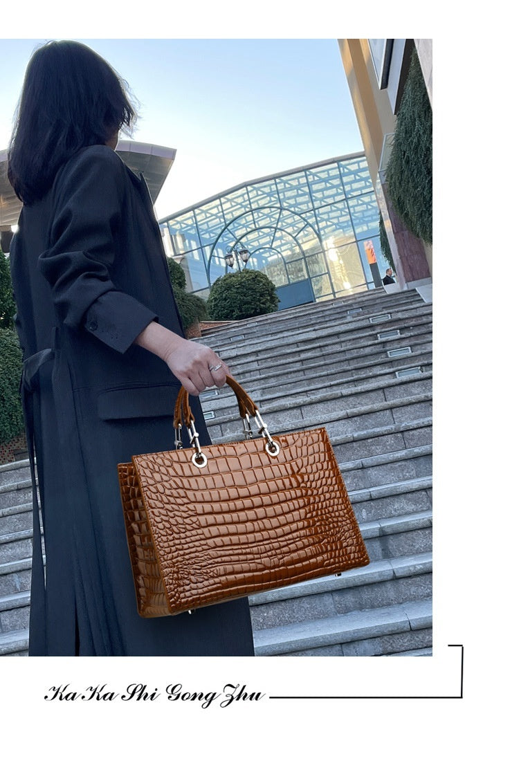 Sac en cuir de vache, grand sac à main pour femmes