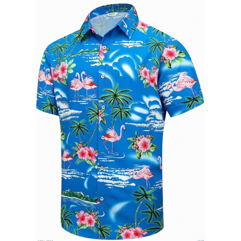 Chemise décontractée pour homme pour la plage.