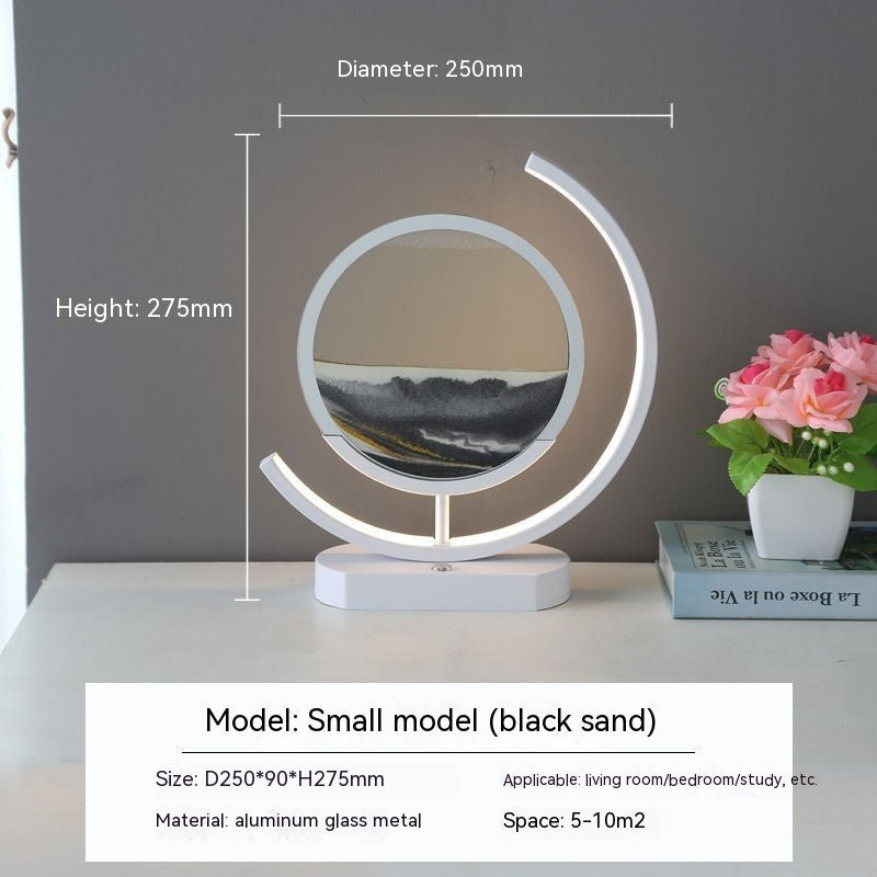 Cadeaux d'affaires haut de gamme Peinture de sable Décorations de salon en 3D Lampes créatives Lumières LED. - Ivory Deals Market