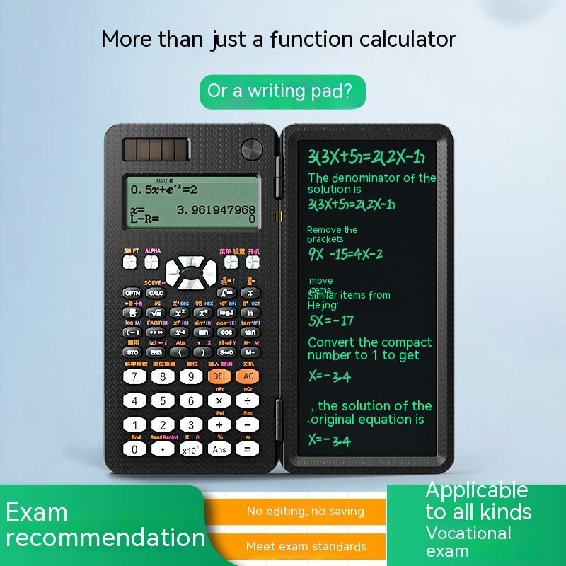 Calculatrice de fonction d'apprentissage Petite tablette d'écriture manuscrite - Ivory Deals Market