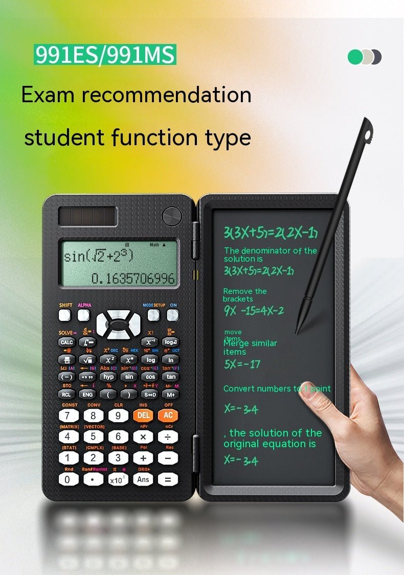 Calculatrice de fonction d'apprentissage Petite tablette d'écriture manuscrite - Ivory Deals Market