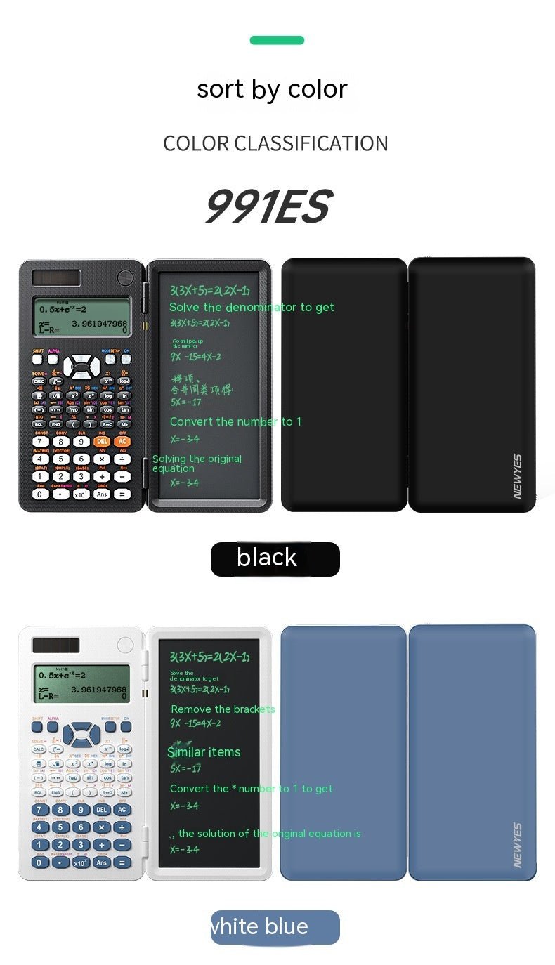 Calculatrice de fonction d'apprentissage Petite tablette d'écriture manuscrite - Ivory Deals Market