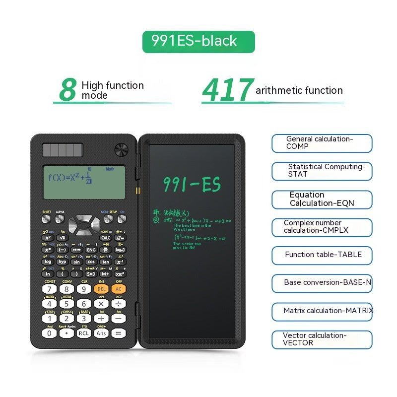 Calculatrice de fonction d'apprentissage Petite tablette d'écriture manuscrite - Ivory Deals Market