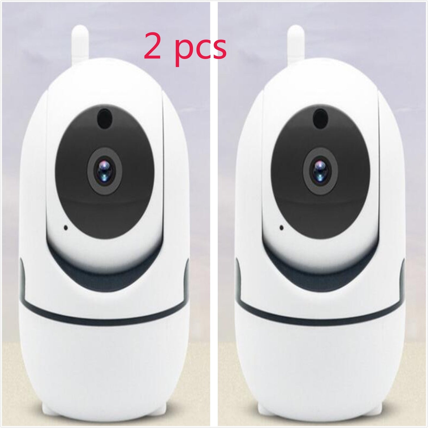 Caméra de surveillance de sécurité à domicile 1080P avec suivi automatique, prise américaine. - Ivory Deals Market