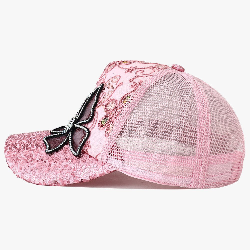 Casquette à paillettes décontractée à la mode pour femmes - Ivory Deals Market