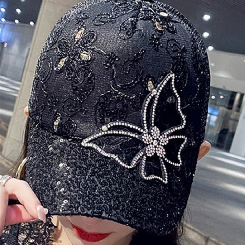 Casquette à paillettes décontractée à la mode pour femmes - Ivory Deals Market