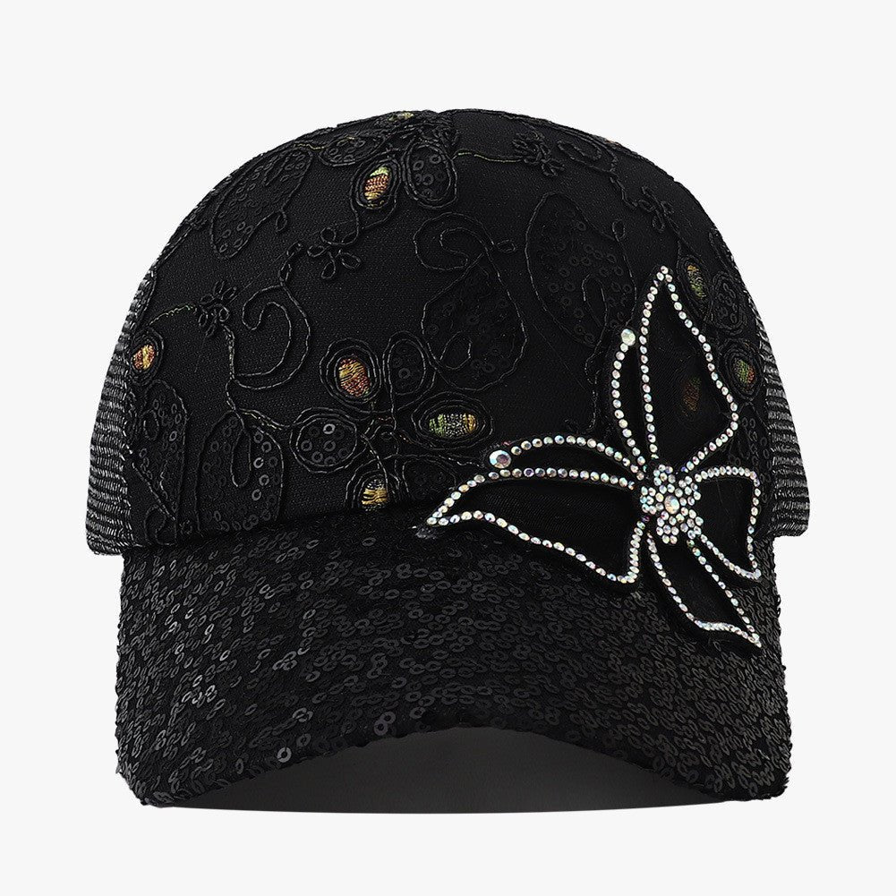 Casquette à paillettes décontractée à la mode pour femmes - Ivory Deals Market