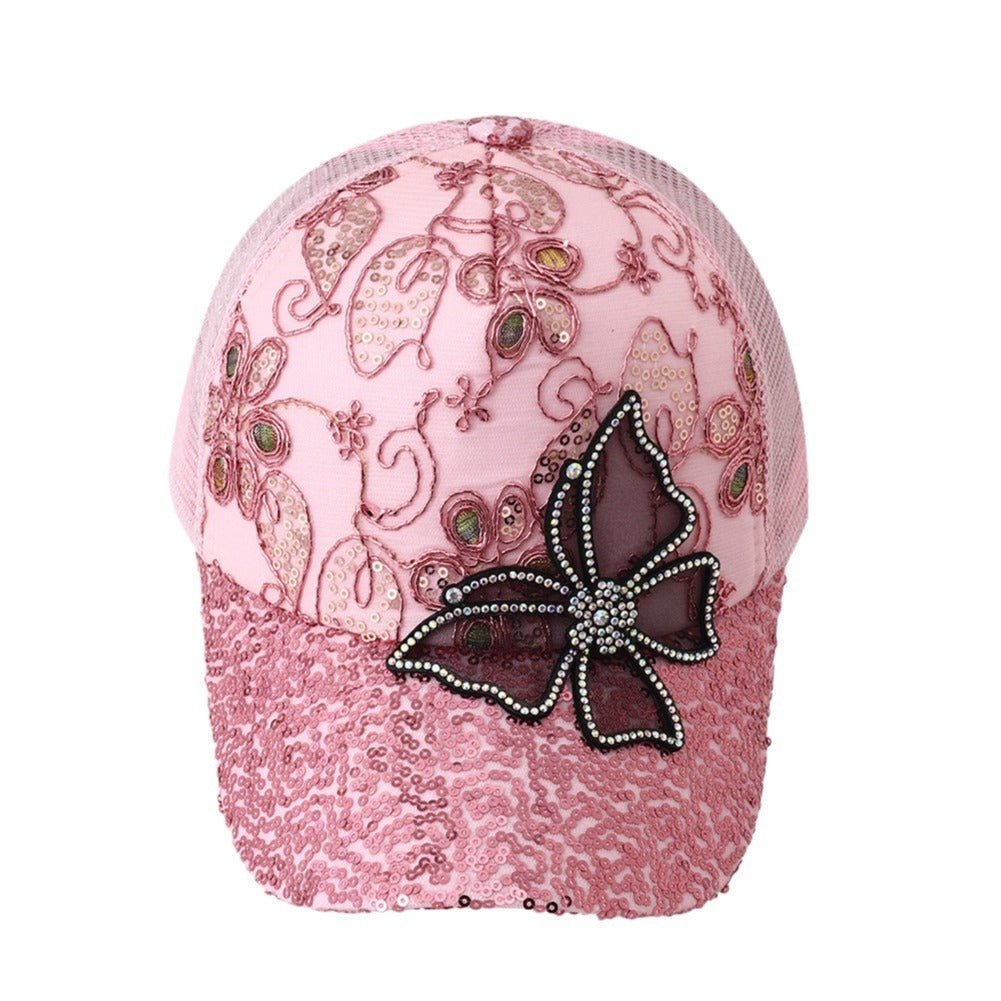 Casquette à paillettes décontractée à la mode pour femmes - Ivory Deals Market