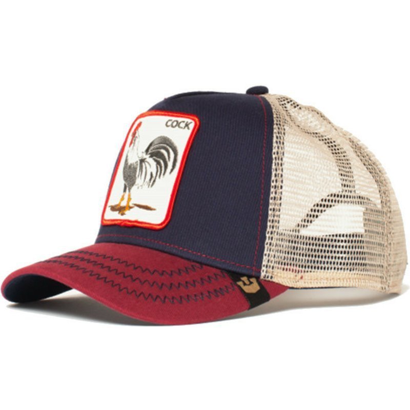 Casquette de camionneur d'été brodée avec motif animal - Ivory Deals Market