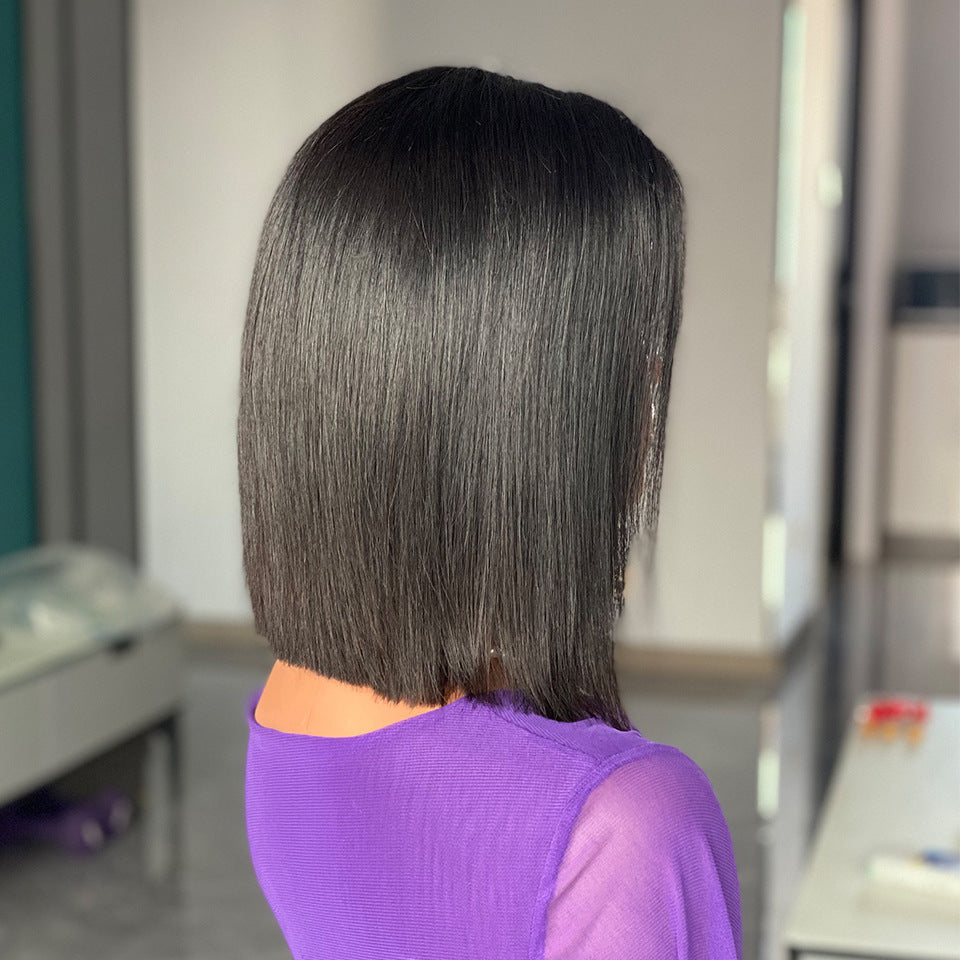 Perruques en cheveux humains 12A Vietnam Bone Straight Bob