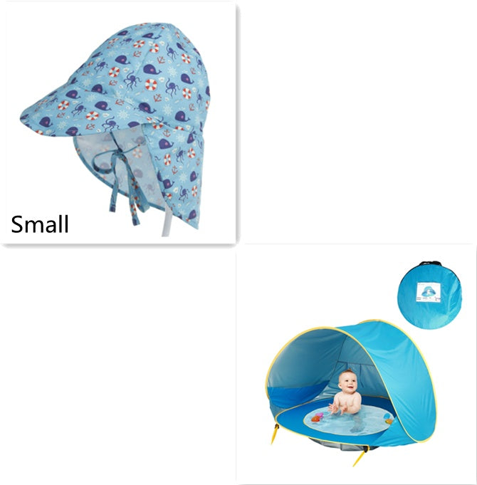 Tente de plage pour bébé, facile à plier, imperméable et protégeant contre les UV