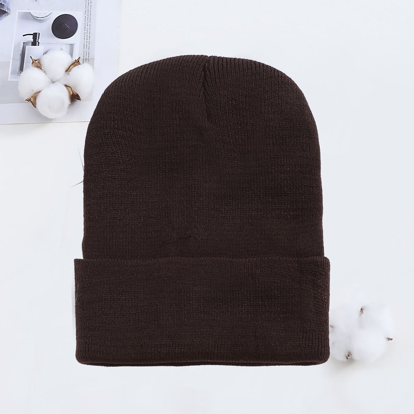 Chapeau tricoté chapeau froid automne hiver couple chapeau tricoté couleur bonbon - Ivory Deals Market