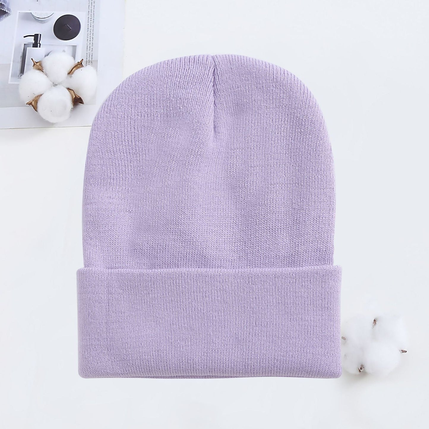 Chapeau tricoté chapeau froid automne hiver couple chapeau tricoté couleur bonbon - Ivory Deals Market