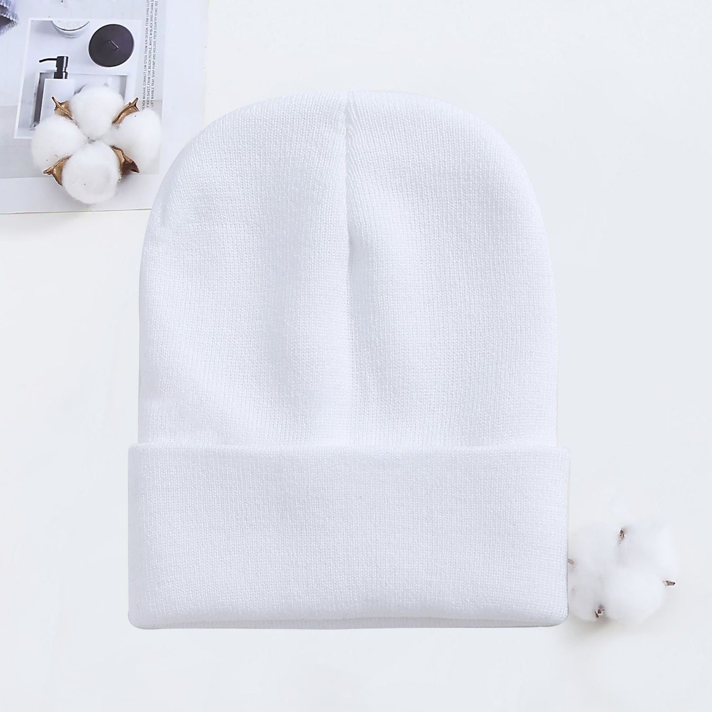 Chapeau tricoté chapeau froid automne hiver couple chapeau tricoté couleur bonbon - Ivory Deals Market