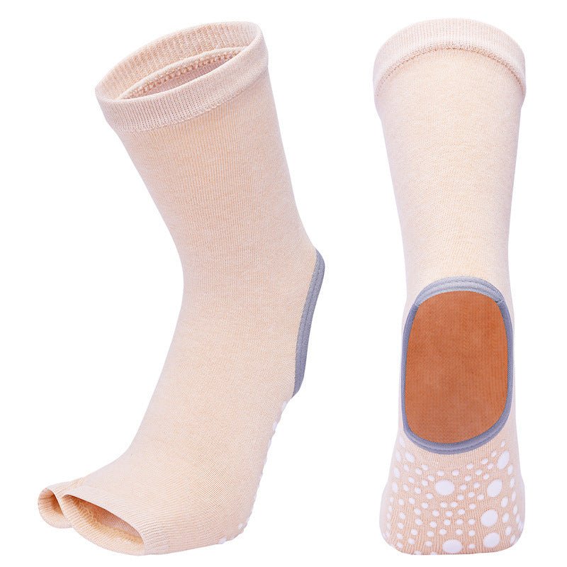 Chaussettes de yoga antidérapantes pour femmes. - Ivory Deals Market