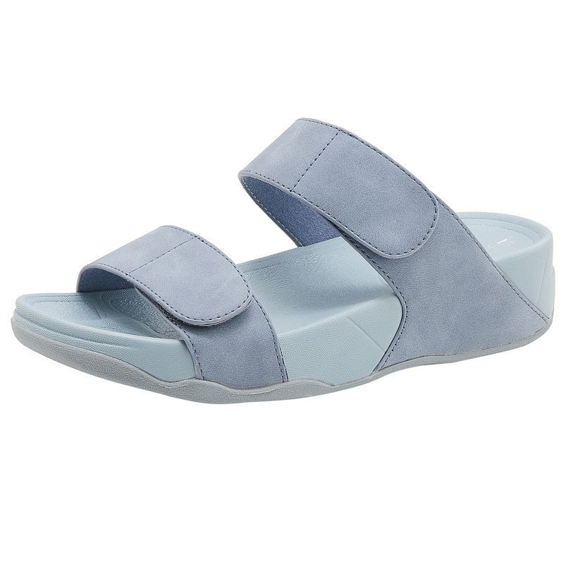 Chaussures de plage confortables à plateforme, style sportif léger pour femmes, élastiques et grandes tailles - Ivory Deals Market