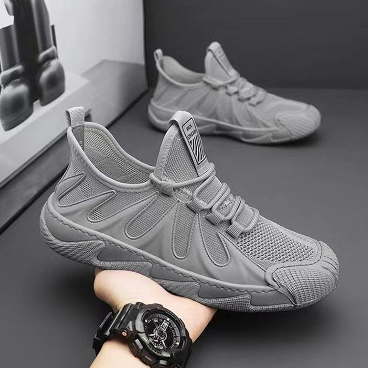 Chaussures de sport en maille respirante, baskets décontractées à lacets pour hommes, chaussures antidérapantes - Ivory Deals Market