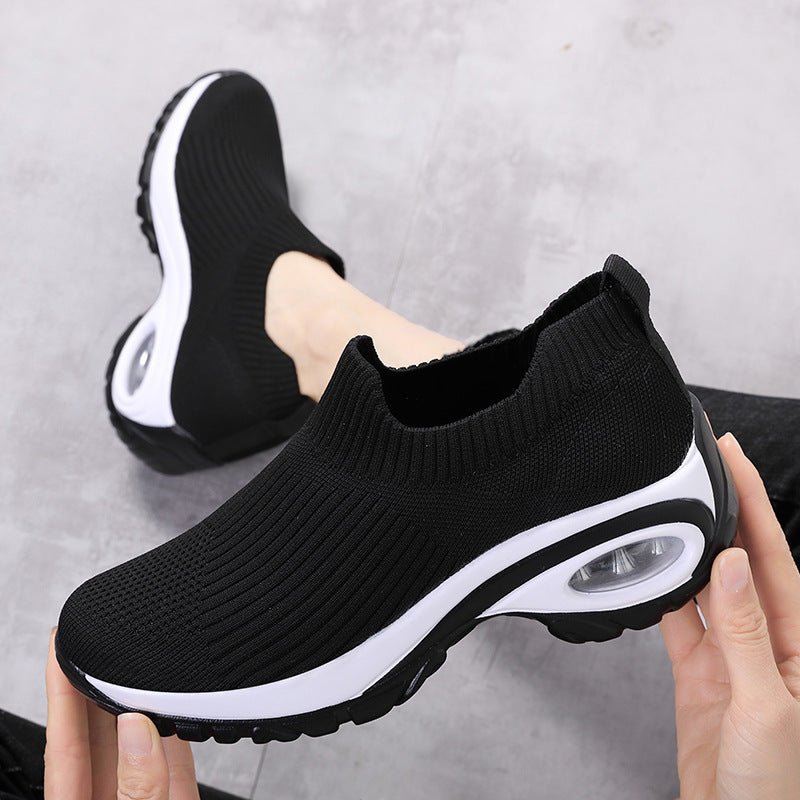 Chaussures de sport pour femmes avec coussin d'air, en mesh respirant. - Ivory Deals Market