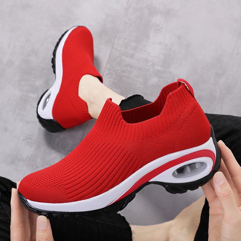 Chaussures de sport pour femmes avec coussin d'air, en mesh respirant. - Ivory Deals Market