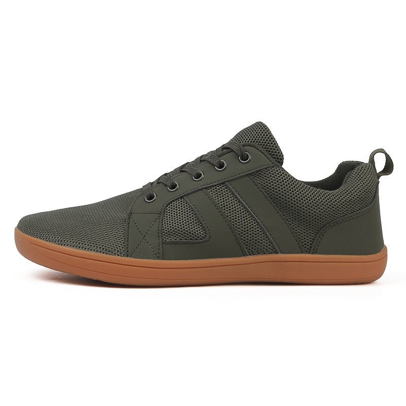 Chaussures de sport respirantes à lacets en maille pour homme et femme, idéales pour la marche et la course, antidérapantes'' - Ivory Deals Market