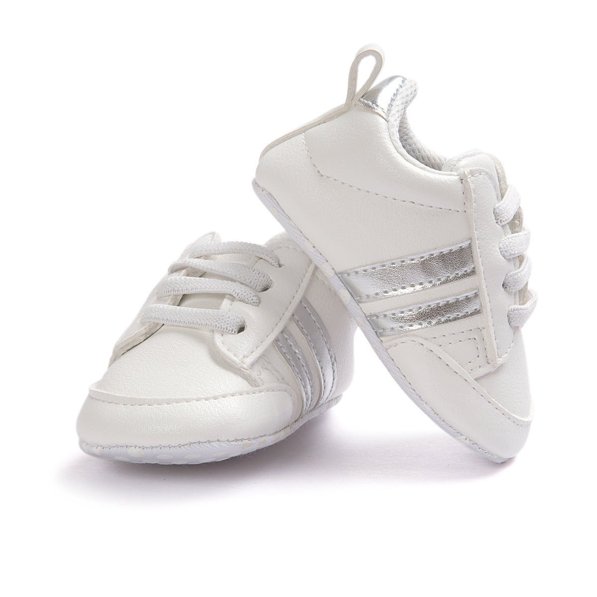 Chaussures mocassins pour bébé garçon ou fille en cuir PU, douces et antidérapantes pour les nouveau - nés. - Ivory Deals Market