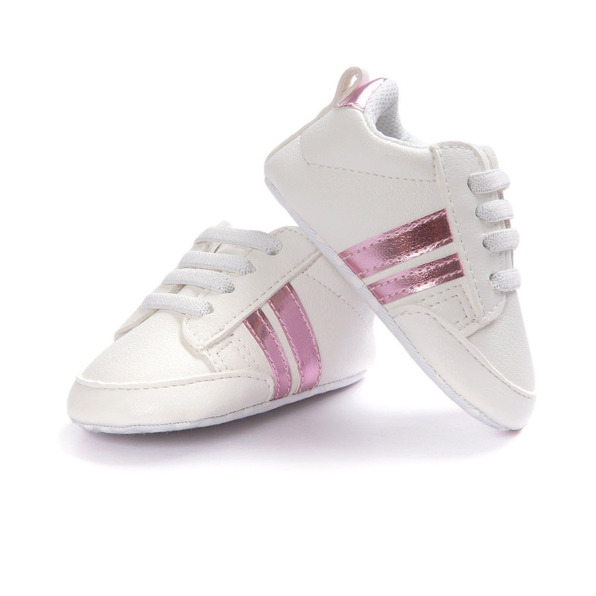 Chaussures mocassins pour bébé garçon ou fille en cuir PU, douces et antidérapantes pour les nouveau - nés. - Ivory Deals Market