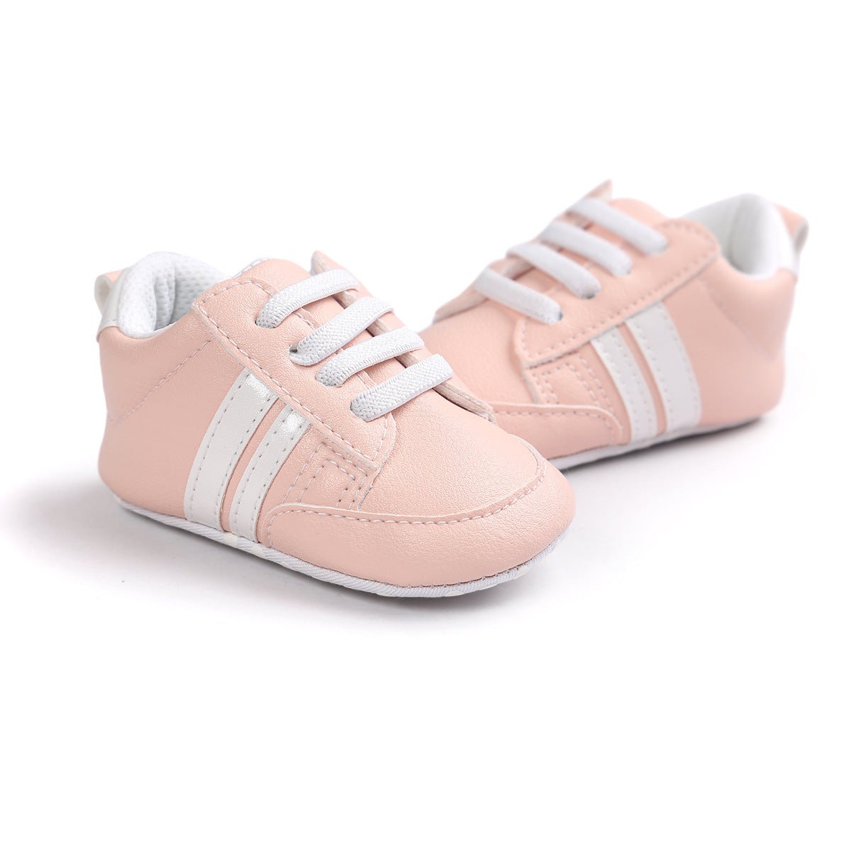 Chaussures mocassins pour bébé garçon ou fille en cuir PU, douces et antidérapantes pour les nouveau - nés. - Ivory Deals Market