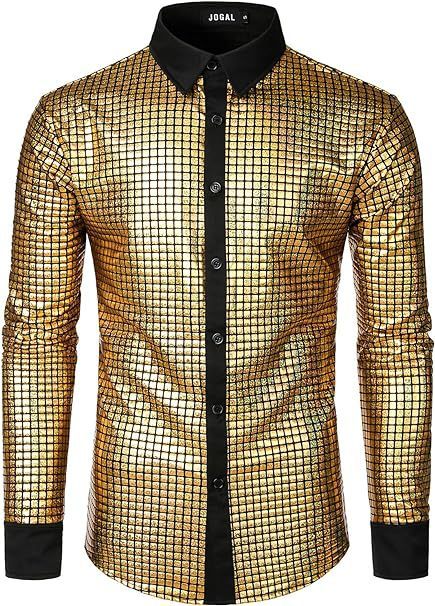 Chemise décontractée à sequins pour une tenue décontractée et brillante. - Ivory Deals Market