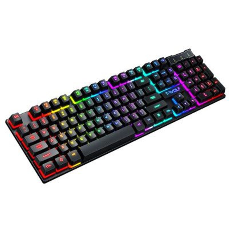 Clavier Filaire Lumineux Gaming Usb - Ivory Deals Market