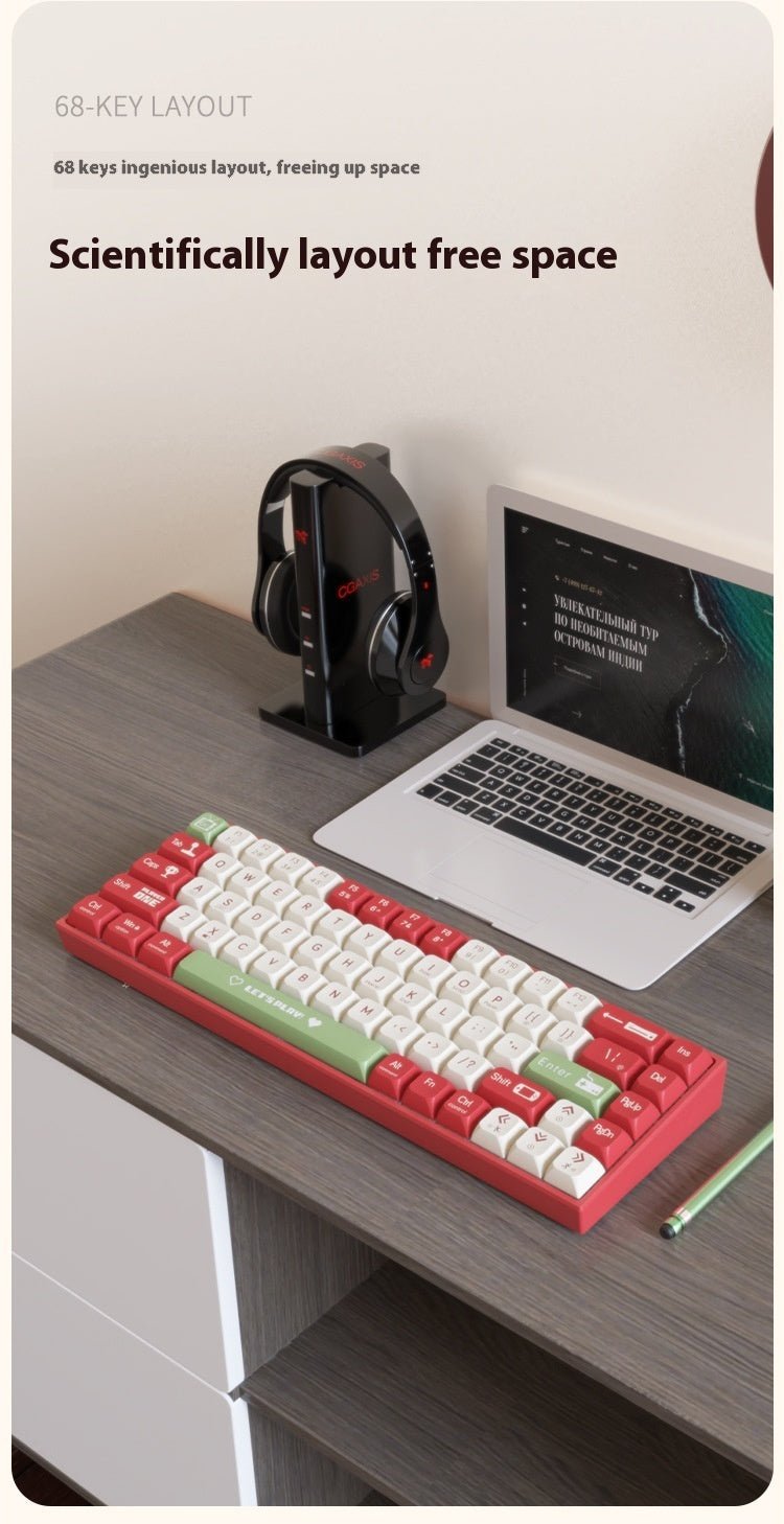 Clavier Jeu mécanique câblé à chaud échangeable - Ivory Deals Market