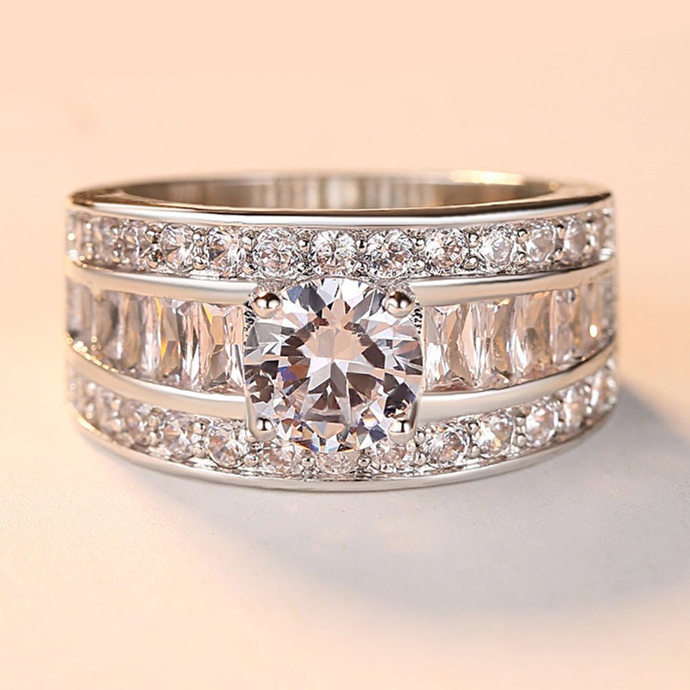 Coeurs et Flèches Zircon Anneau - Ivory Deals Market