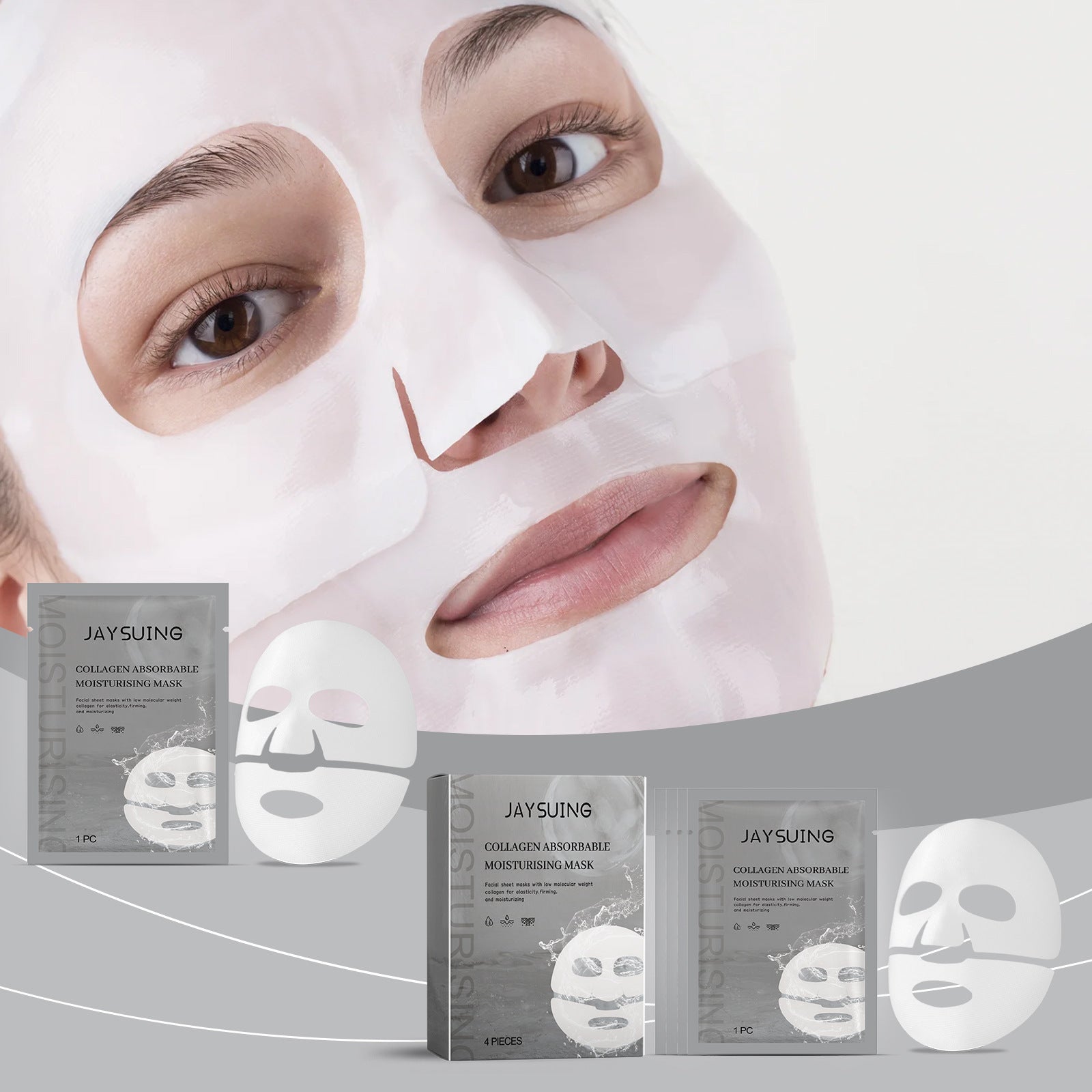 Collagène masque facial soins hydratants de la peau - Ivory Deals Market