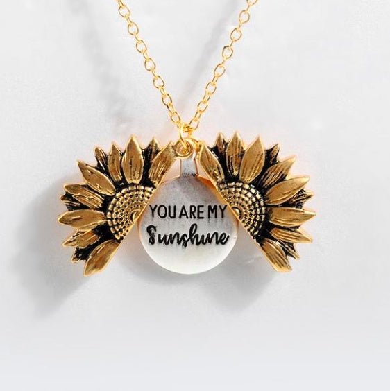 Collier à double couche avec inscription "Tournesol" - Ivory Deals Market