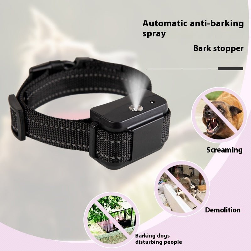 Collier de dressage intelligent pour chien avec arrêt automatique des aboiements - Ivory Deals Market