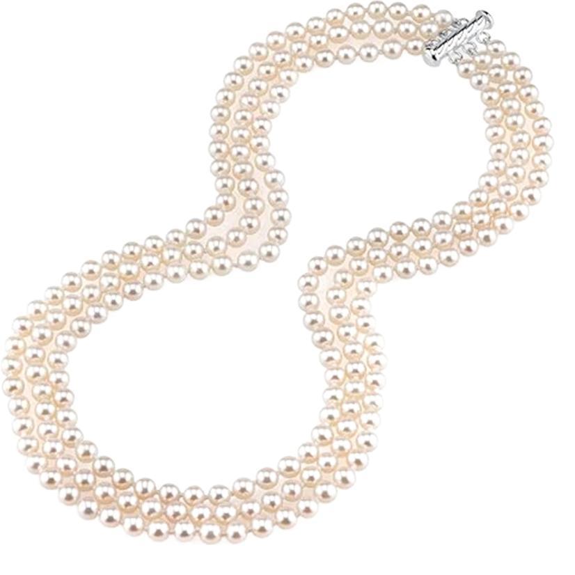 Collier de perles chinois rétro à plusieurs couches avec des perles longues jumelles. - Ivory Deals Market