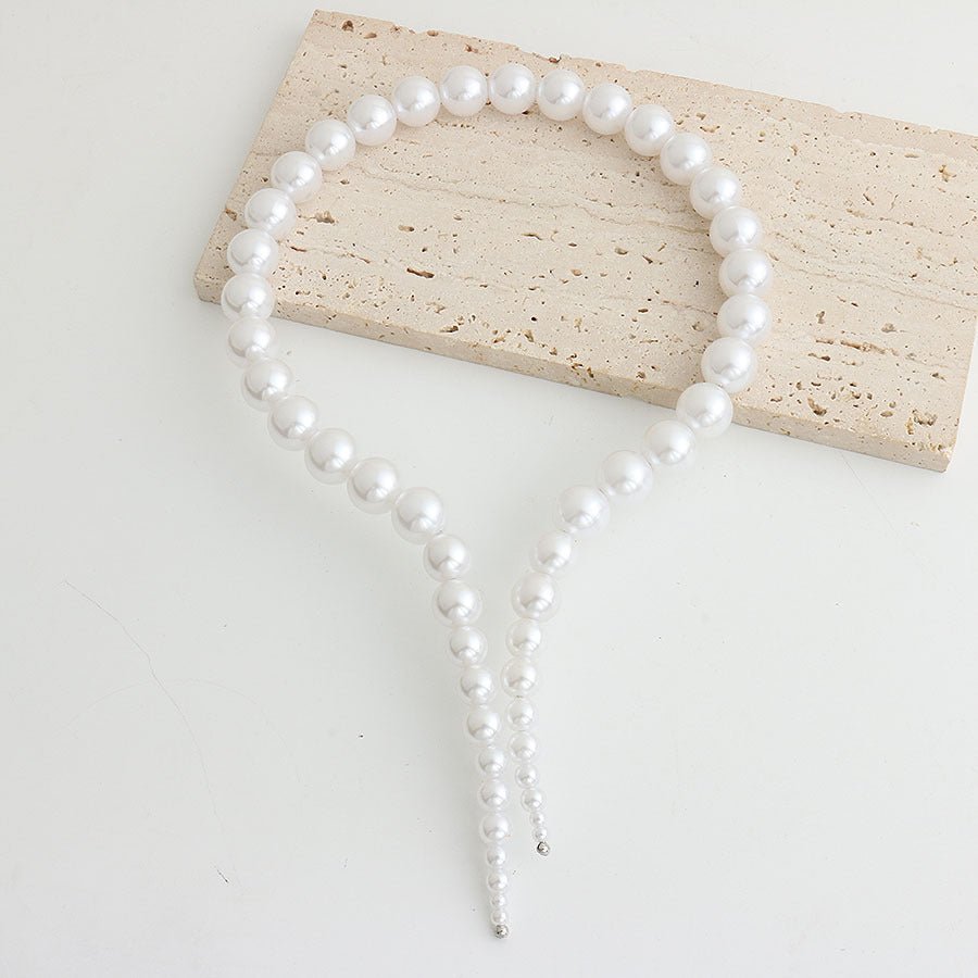 Collier de perles européennes et américaines de haute qualité, grandes et petites. - Ivory Deals Market