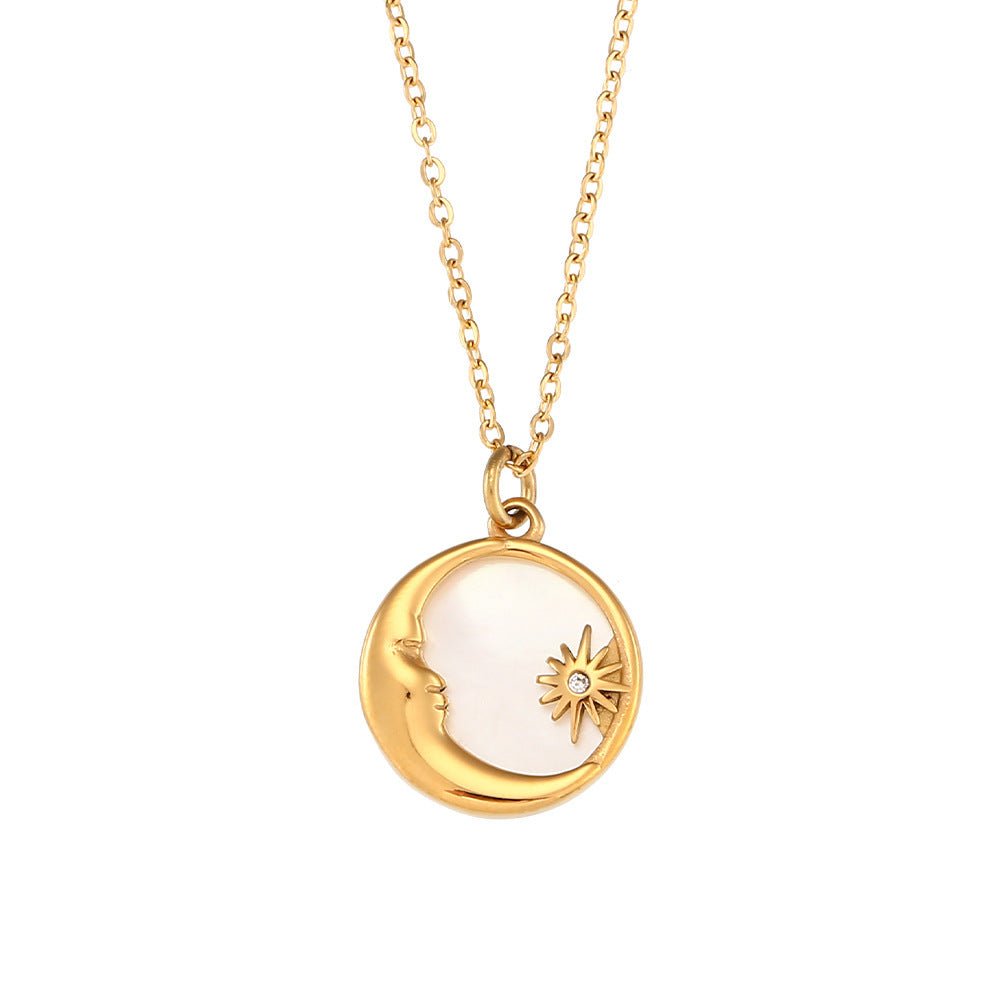 Collier lunaire polyvalent populaire. - Ivory Deals Market